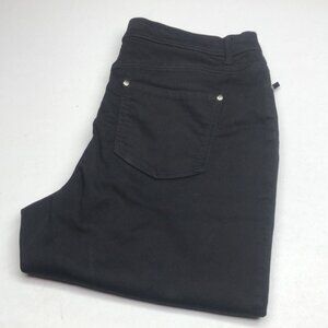LIKE NEW D/C JEANS BLACK ZIPPER HEM LEGGING 16/33x20 ⭐️